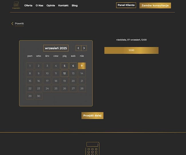 Preview of Księgowania, a Aplikacja project